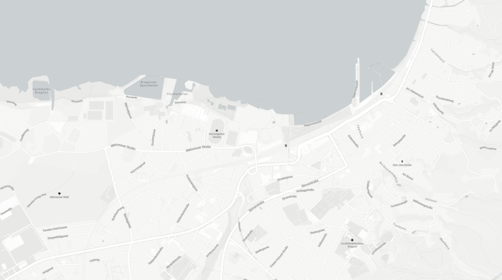 Landkarte von Bregenz