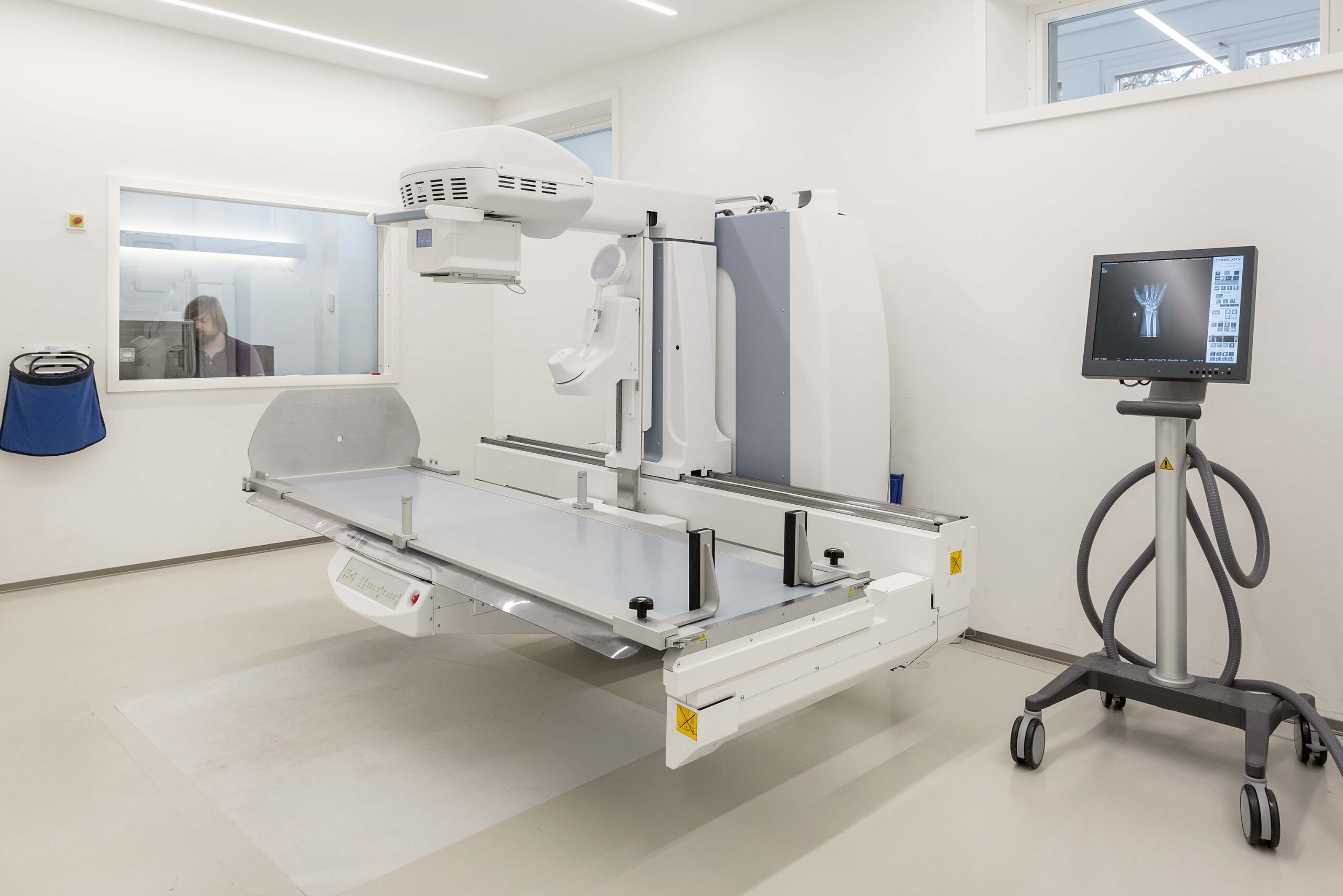 Ansicht des digitalen Röntgengerätes.